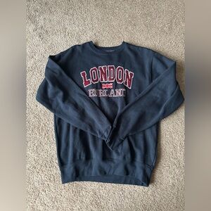 London England Navy Sweatshirt
